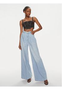 Pinko Jeansy Pozzillo 102948 A1MO Niebieski Wide Leg. Kolor: niebieski #4