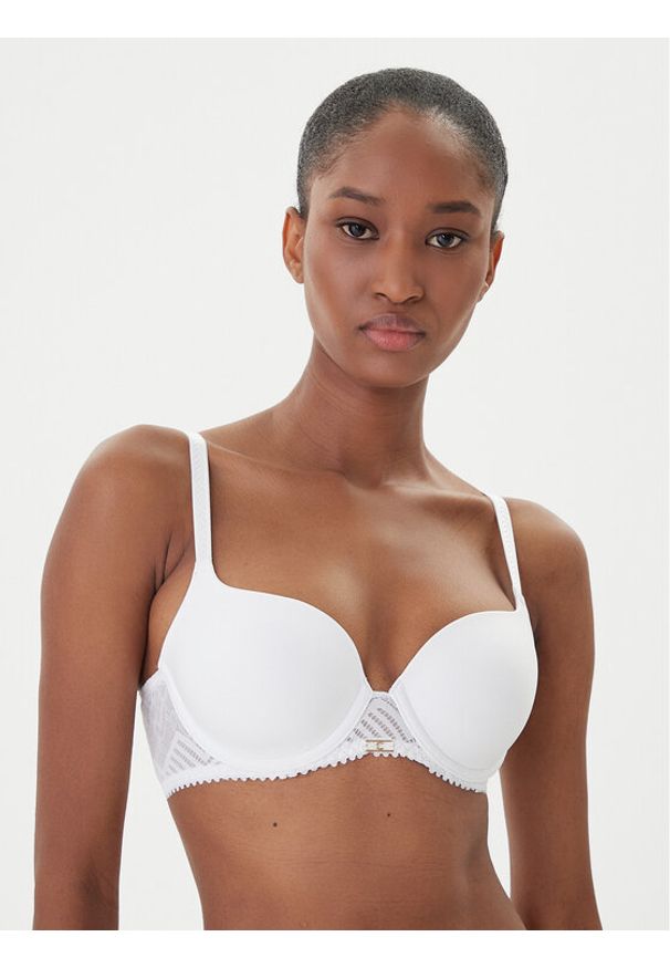 Chantelle Biustonosz z fiszbiną Origins C13XN0 Biały. Kolor: biały. Materiał: syntetyk