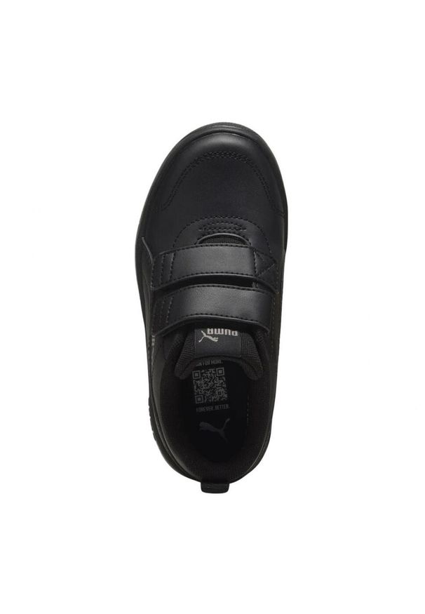 Puma - Dziecięce/niemowlęce Buty Sportowe Courtflex V3. Kolor: czarny. Sport: turystyka piesza