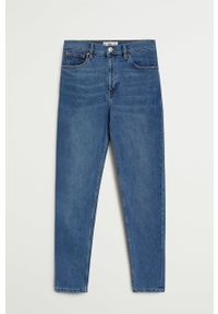 mango - Mango - Jeansy Newmom. Stan: podwyższony. Kolor: niebieski. Materiał: jeans #8