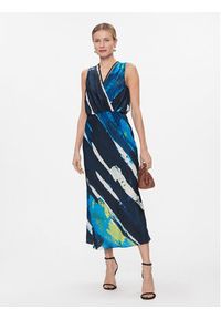 DKNY Sukienka letnia P3JBVV06 Kolorowy Regular Fit. Materiał: syntetyk. Wzór: kolorowy. Sezon: lato #5