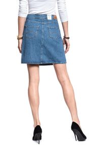 Mustang - SPÓDNICA JEANSOWA MUSTANG Wrap Skirt 1007016 5000 680. Materiał: jeans