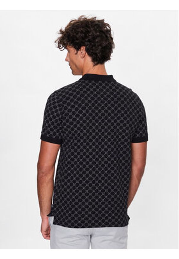 JOOP! Polo 30036150 Czarny Modern Fit. Typ kołnierza: polo. Kolor: czarny. Materiał: bawełna