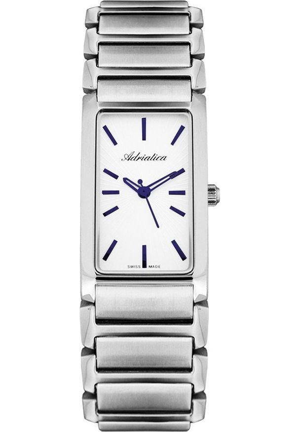 Zegarek Adriatica Zegarek damski Adriatica A3643.51B3Q srebrny. Kolor: srebrny