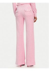 Juicy Couture Spodnie dresowe Layla JCSEBJ001 Różowy Flared Leg. Kolor: różowy. Materiał: syntetyk #4