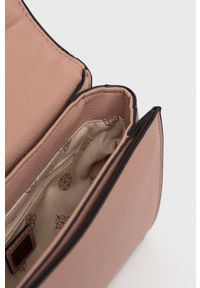 Guess torebka kolor różowy. Kolor: różowy. Materiał: pikowane #3