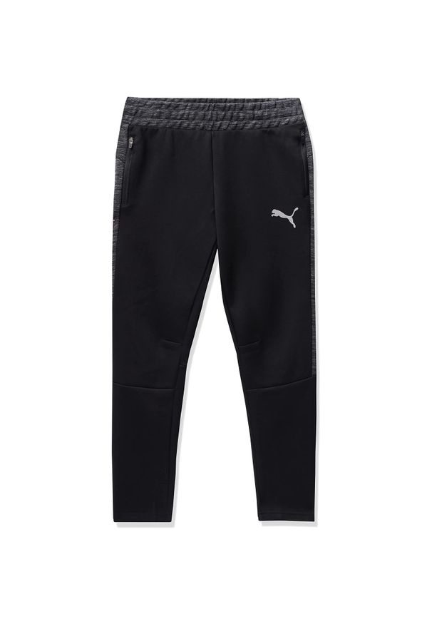 Spodnie dresowe dziecięce Puma Evostripe B. Kolor: czarny. Materiał: dresówka. Sport: bieganie