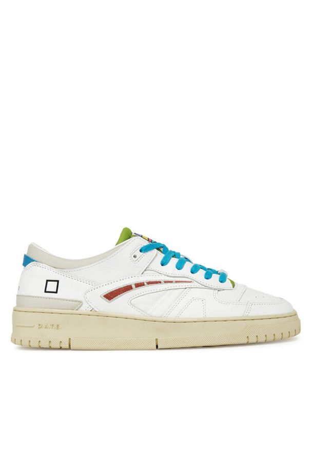 D.A.T.E. Sneakersy Torneo M421-T8-CO Biały. Kolor: biały. Materiał: skóra