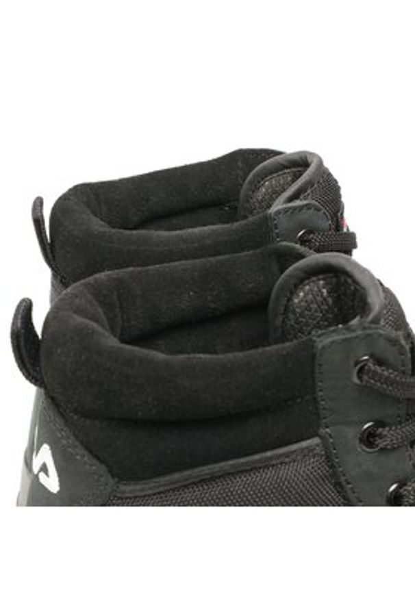 Fila Trapery Grunge II Mid Wmn FFW0217.80010 Czarny. Kolor: czarny. Materiał: nubuk, skóra