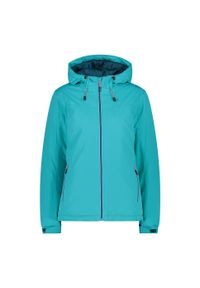 Kurtka damska turystyczna CMP 31Z1576. Kolor: niebieski. Materiał: softshell. Sport: turystyka piesza #2