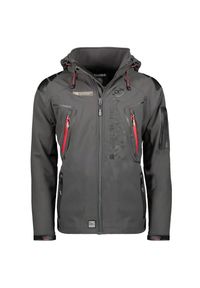 Kurtka softshell męska Geographical Norway Techno DB MEN 056 (WU4563H/GN-DARK. Kolor: szary. Materiał: softshell. Sport: turystyka piesza #1