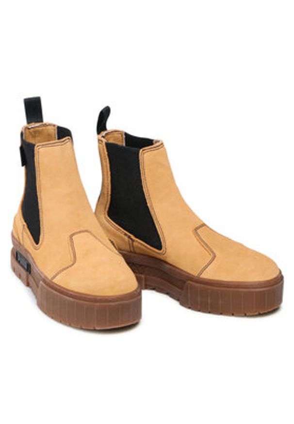 Puma Sztyblety Mayze Chelsea Suede Wn's 382829 04 Beżowy. Kolor: beżowy. Materiał: skóra, zamsz