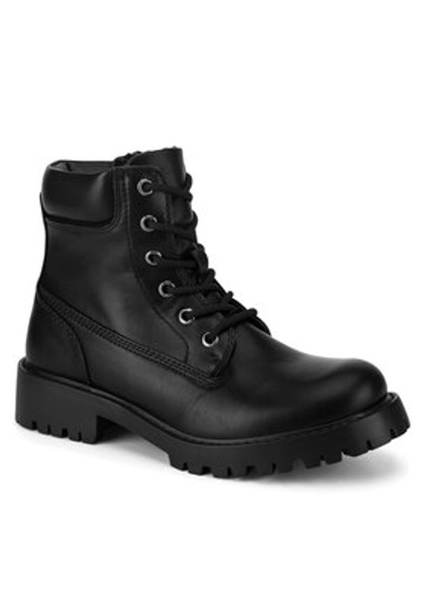Clara Barson Botki WS5628-10 Czarny. Kolor: czarny. Materiał: materiał