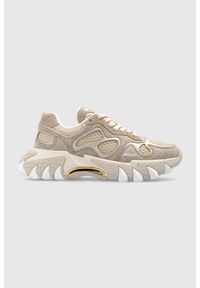Balmain - BALMAIN Beżowe sneakersy B-EAST, Rozmiar 41. Kolor: beżowy