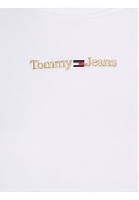 Tommy Jeans Bluza Gold Linear DW0DW16931 Biały Regular Fit. Kolor: biały. Materiał: bawełna, syntetyk #3