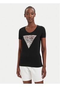 Guess T-Shirt W6GI19 K3042 Czarny Regular Fit. Kolor: czarny. Materiał: bawełna #1