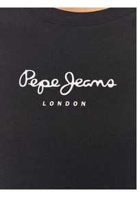 Pepe Jeans T-Shirt Wendy PL505480 Czarny Regular Fit. Kolor: czarny. Materiał: bawełna