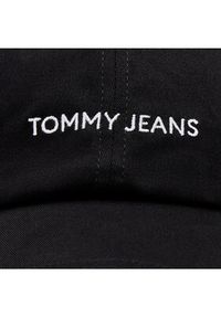 Tommy Jeans Czapka z daszkiem Linear Logo AW0AW15845 Czarny. Kolor: czarny. Materiał: bawełna