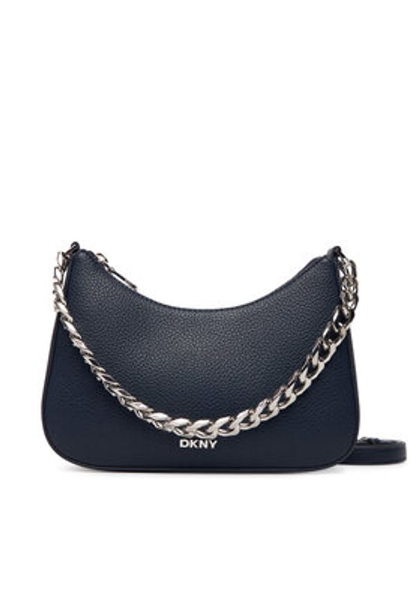 DKNY Torebka R52EAI10 Granatowy. Kolor: niebieski. Materiał: skórzane