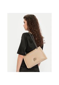 Karl Lagerfeld - Torebka KARL LAGERFELD. Kolor: beżowy #1