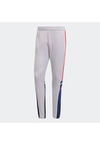 Adidas - Spodnie piłkarskie ADIDAS Squadra 25 treningowe. Kolor: niebieski, szary, wielokolorowy. Sport: piłka nożna