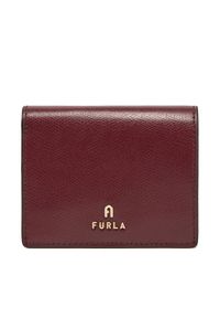 Furla Mały Portfel Damski Camelia WP00304 ARE000 3574S Bordowy. Kolor: czerwony. Materiał: skóra