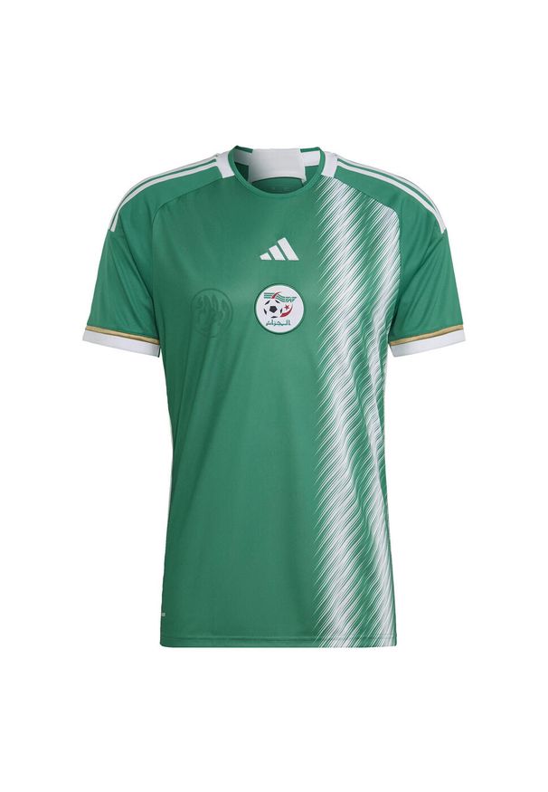 Adidas - Algeria 22 Away Jersey. Kolor: biały, zielony, wielokolorowy. Materiał: jersey