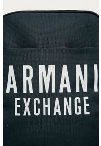 Armani Exchange - Saszetka. Kolor: niebieski