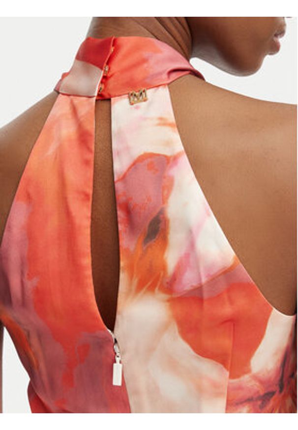 Marciano Guess Sukienka koktajlowa G6GK27 W1868 Pomarańczowy Regular Fit. Kolor: pomarańczowy. Materiał: syntetyk. Styl: wizytowy