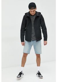 Only & Sons kurtka męska kolor czarny przejściowa. Okazja: na co dzień. Kolor: czarny. Długość: długie. Styl: casual #3