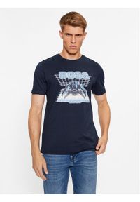 BOSS - Boss T-Shirt Teenter 50503551 Granatowy Regular Fit. Kolor: niebieski. Materiał: bawełna #1
