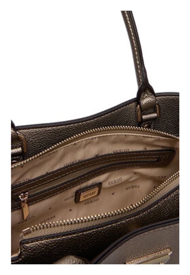 Guess Torebka Meridian II HWBG69 74090 Złoty. Kolor: złoty. Materiał: skórzane