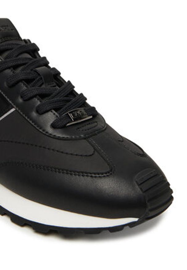 Karl Lagerfeld - KARL LAGERFELD Sneakersy KL51129 Czarny. Kolor: czarny. Materiał: skóra