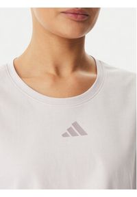 Adidas - adidas T-Shirt Power Workout KE8052 Fioletowy Loose Fit. Kolor: fioletowy. Materiał: bawełna #2