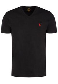 Polo Ralph Lauren T-Shirt Classics 710671453010 Czarny Custom Slim Fit. Typ kołnierza: polo. Kolor: czarny. Materiał: bawełna