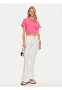 Guess T-Shirt V4YI09 J1314 Różowy Regular Fit. Kolor: różowy. Materiał: bawełna #3