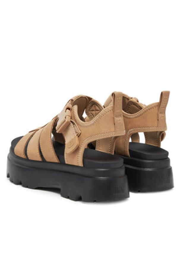 Ugg Sandały W Cora 1152698 Beżowy. Kolor: beżowy. Materiał: skóra, nubuk