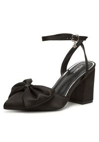 DeeZee Czółenka HTA917-2 Czarny. Kolor: czarny. Materiał: materiał #7