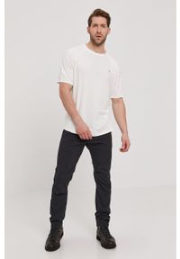 Wrangler spodnie męskie kolor czarny dopasowane. Kolor: czarny. Materiał: tkanina. Wzór: gładki #4