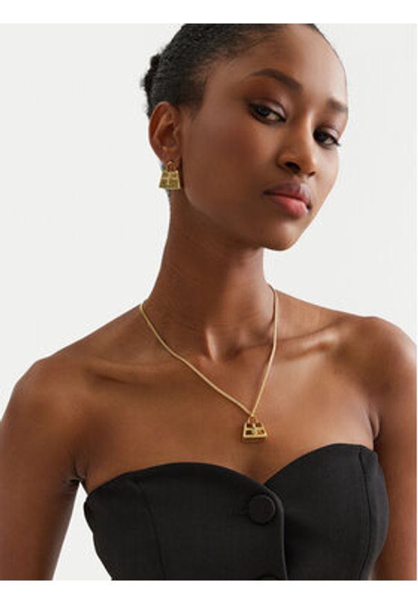 MARC JACOBS - Marc Jacobs Naszyjnik The St. Marc Cuban-Link Chain Necklace 2F3JNC001J37 Złoty. Materiał: metalowe. Kolor: złoty