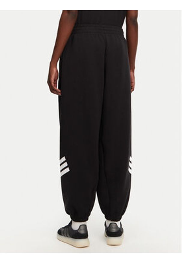 Adidas - adidas Spodnie dresowe Future Icons 3-Stripes Parachute JE0141 Czarny Loose Fit. Kolor: czarny. Materiał: syntetyk