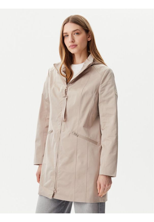 Olsen Kurtka przeciwdeszczowa 15101425 Beżowy Regular Fit. Kolor: beżowy. Materiał: syntetyk