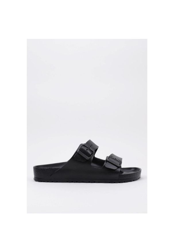 Klapki męskie Birkenstock Arizona Eva. Zapięcie: bez zapięcia. Kolor: czarny. Materiał: materiał, syntetyk. Szerokość cholewki: normalna