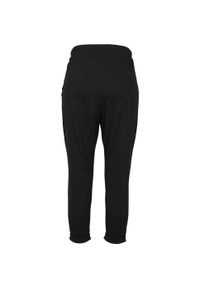 Urban Classics - Spodnie Damskie Frotte Z Odkrytymi Krawędziami. Kolor: czarny. Długość: długie