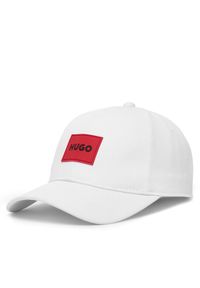 Hugo - Czapka z daszkiem HUGO. Kolor: biały #1