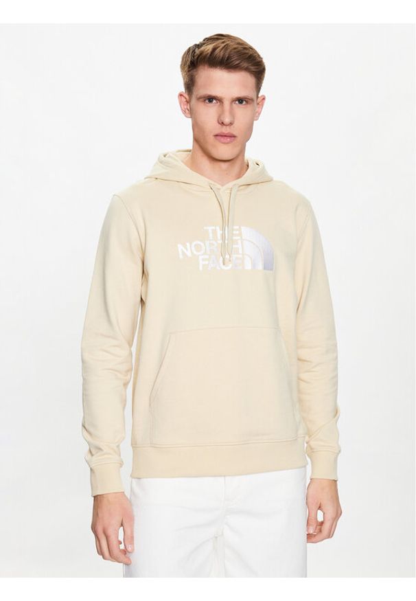 The North Face Bluza Light Drew Peak NF00A0TE Beżowy Regular Fit. Kolor: beżowy. Materiał: syntetyk, bawełna