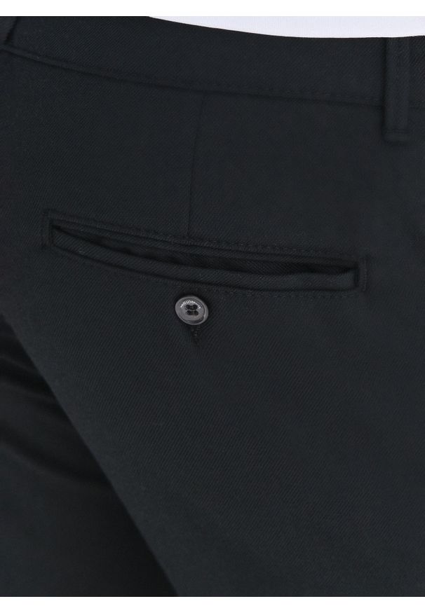 Pako Lorente - PAKO LORENTE - Granatowe spodnie męskie. Kolor: niebieski. Materiał: poliester, elastan, wiskoza. Wzór: gładki. Sezon: zima, jesień. Styl: klasyczny