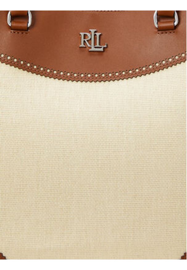 Lauren Ralph Lauren - LAUREN RALPH LAUREN Torebka Marcy 431966776001 Beżowy. Kolor: beżowy