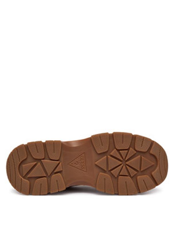Guess Sneakersy FLPBT3 FAL12 Brązowy. Kolor: brązowy. Materiał: materiał
