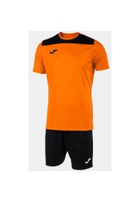 Zestaw Sportowy Joma Phoenix II 3XL Pomarańczowo-Czarny dla Mężczyzn. Kolor: czarny, pomarańczowy, wielokolorowy. Materiał: dresówka. Sport: fitness